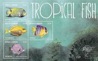 Aršík známek-ANTIGUA A BARBUDA